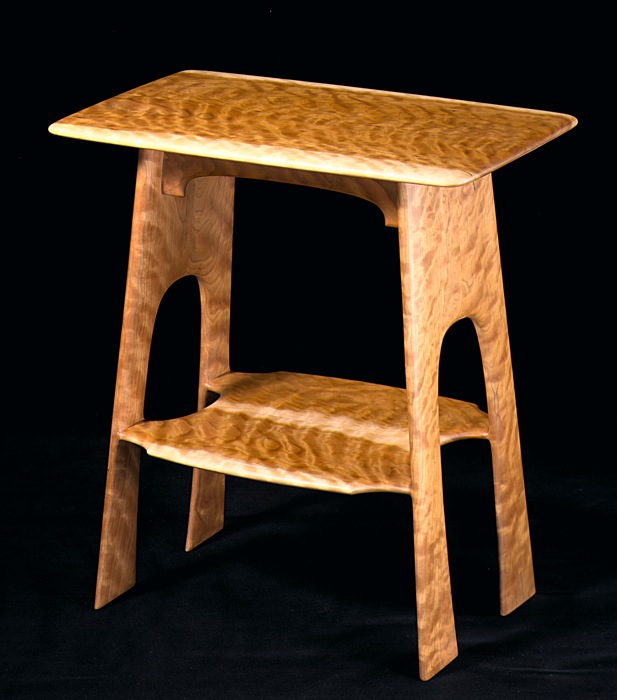 Curly Cherry Side Table