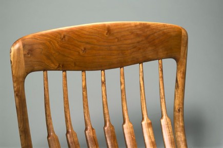 Cherry Rocking Chair - Detail