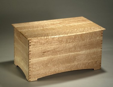 Bird's Eye Maple Blanket Chest