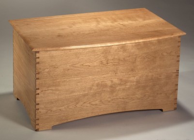 Curly Cherry Blanket Chest