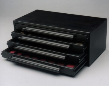 Ebony Knife Collector's Cabinet