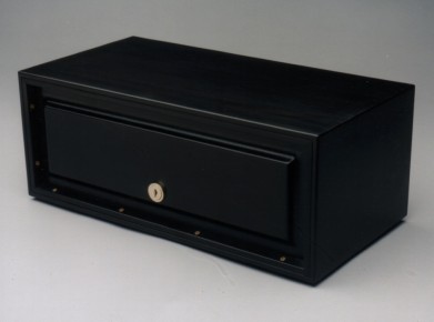 Ebony Knife Collector's Cabinet - Back