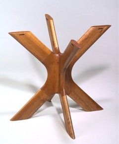 Cherry Pedestal Table Base